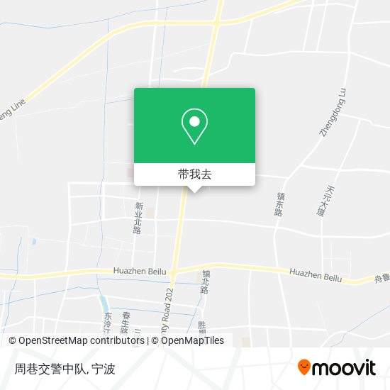 周巷交警中队地图