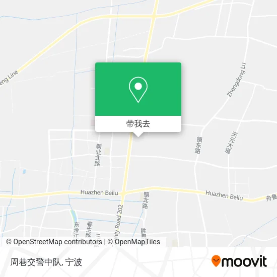 周巷交警中队地图