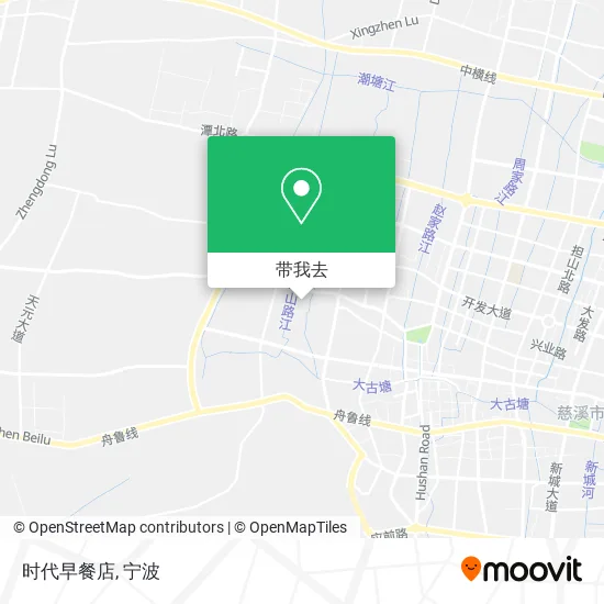 时代早餐店地图