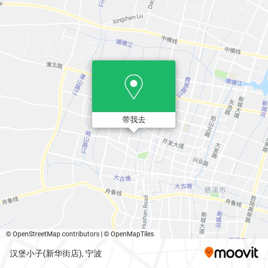 汉堡小子(新华街店)地图