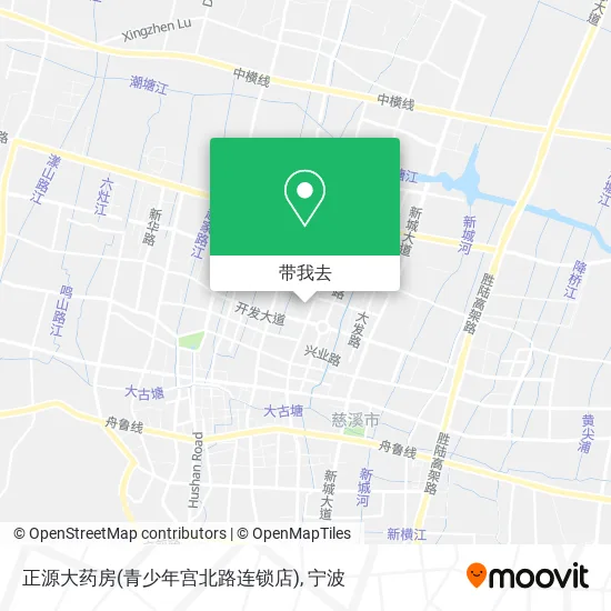 正源大药房(青少年宫北路连锁店)地图