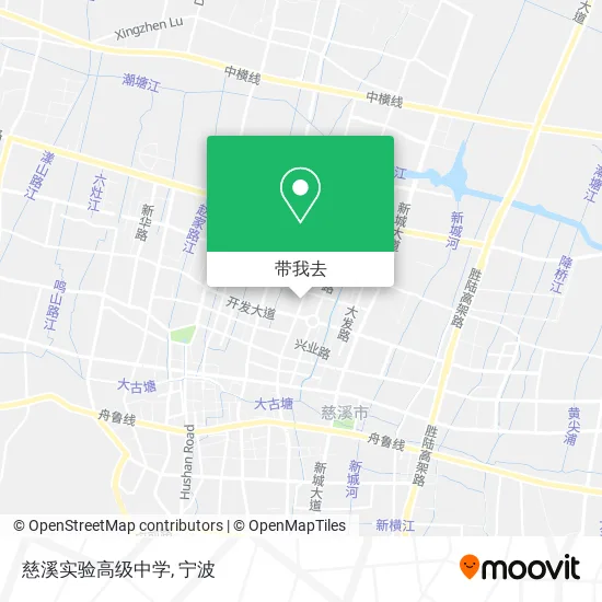 慈溪实验高级中学地图