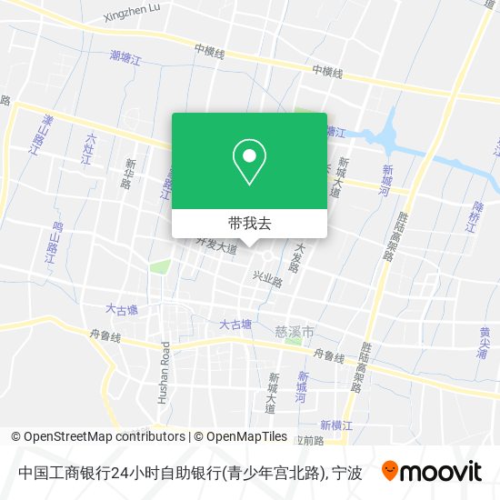 中国工商银行24小时自助银行(青少年宫北路)地图