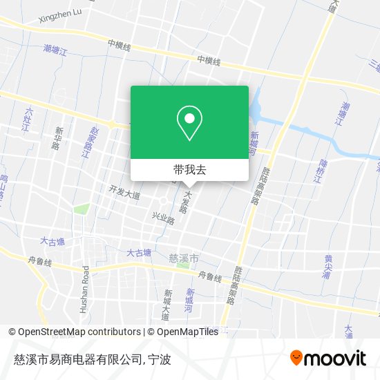 慈溪市易商电器有限公司地图