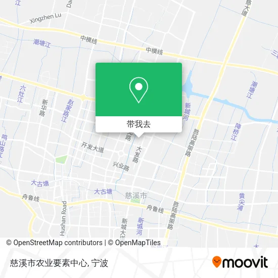 慈溪市农业要素中心地图