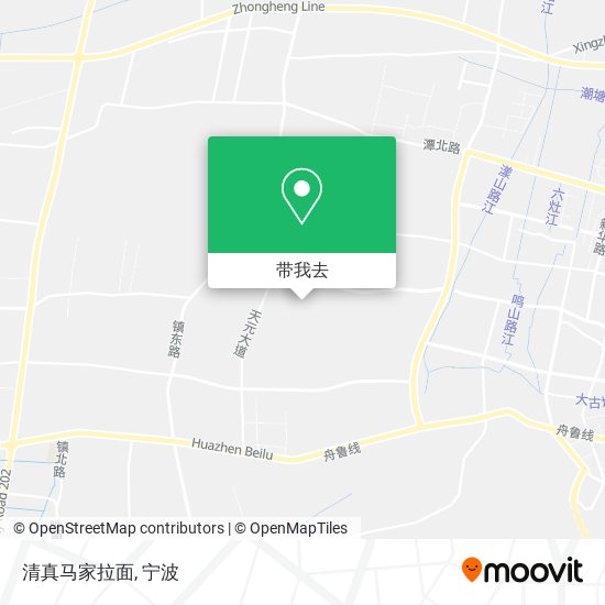 清真马家拉面地图