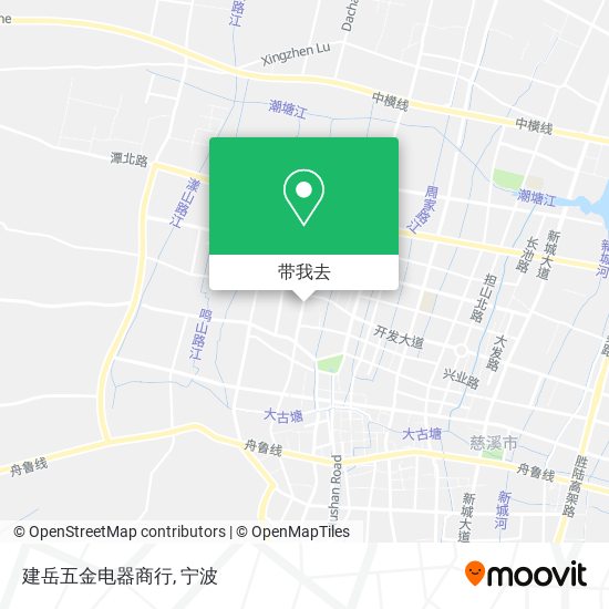 建岳五金电器商行地图