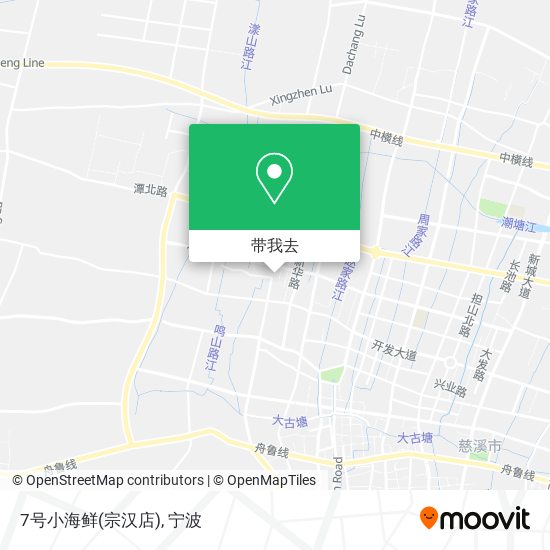 7号小海鲜(宗汉店)地图