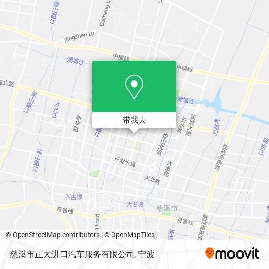 慈溪市正大进口汽车服务有限公司地图