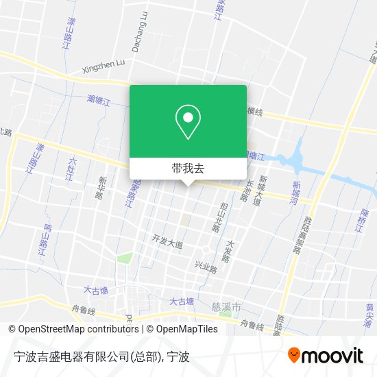 宁波吉盛电器有限公司(总部)地图