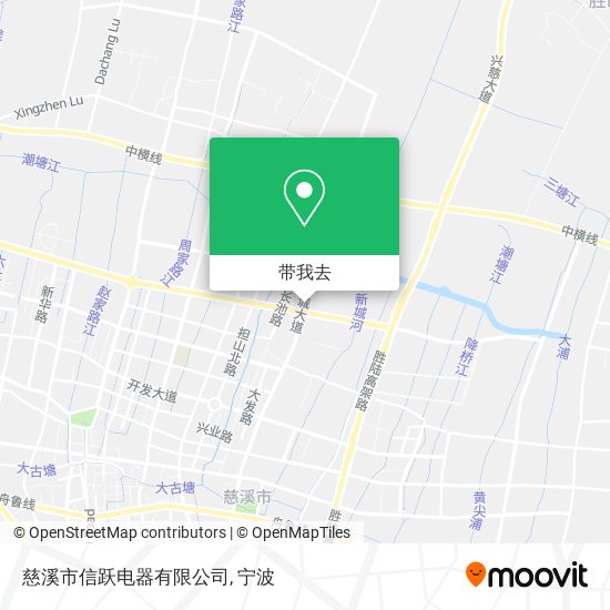 慈溪市信跃电器有限公司地图