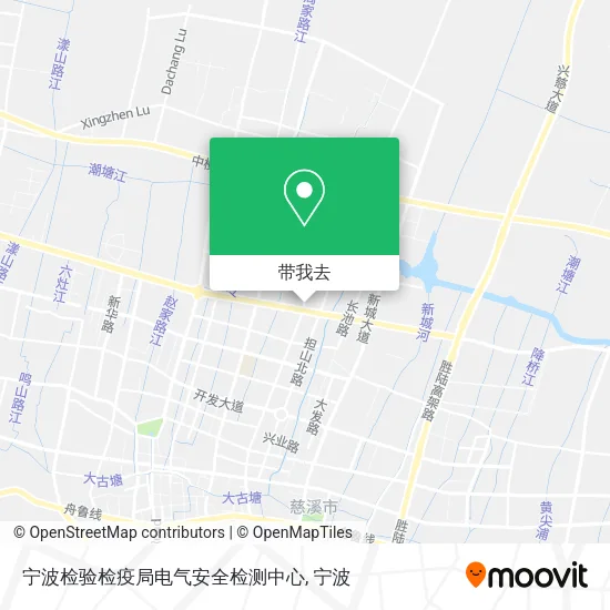宁波检验检疫局电气安全检测中心地图