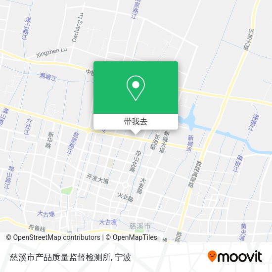 慈溪市产品质量监督检测所地图