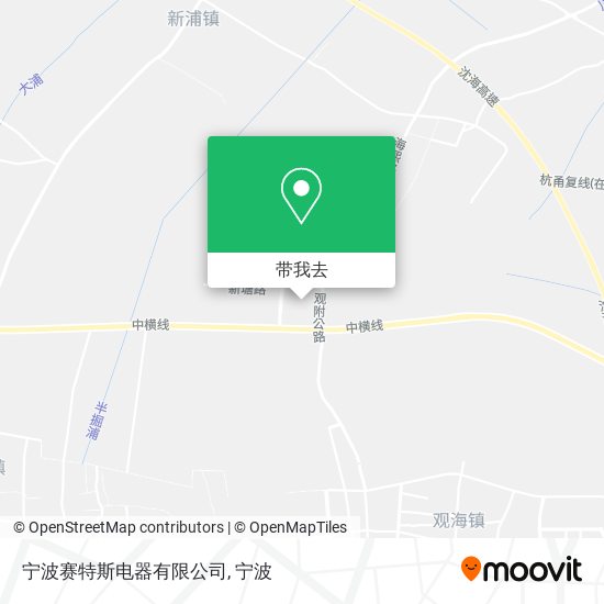 宁波赛特斯电器有限公司地图
