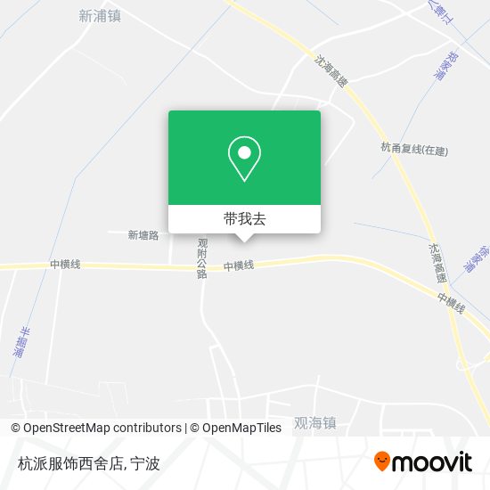 杭派服饰西舍店地图