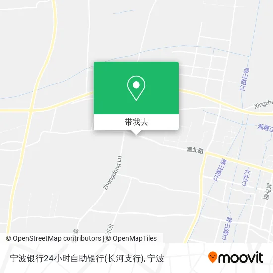 宁波银行24小时自助银行(长河支行)地图