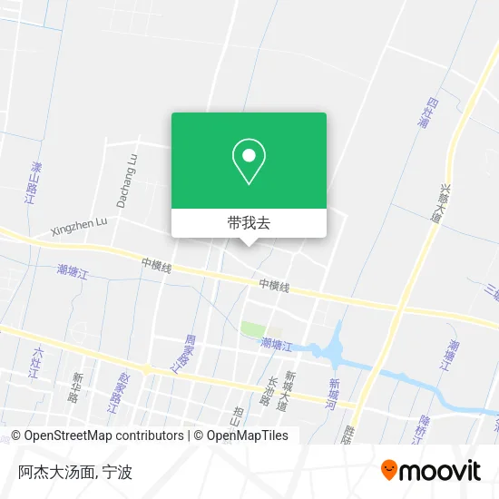 阿杰大汤面地图