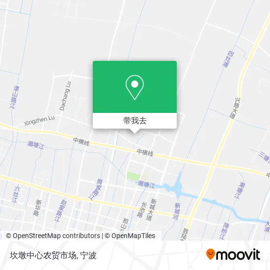 坎墩中心农贸市场地图