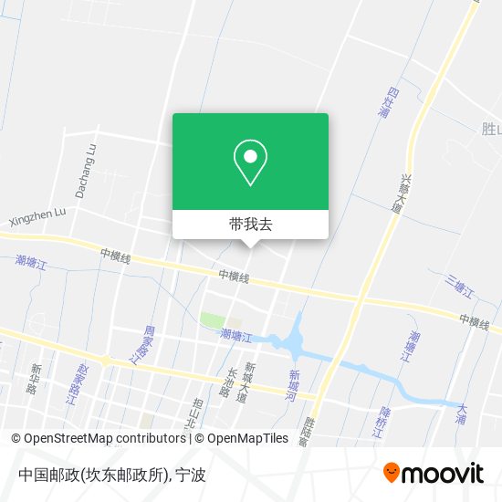 中国邮政(坎东邮政所)地图