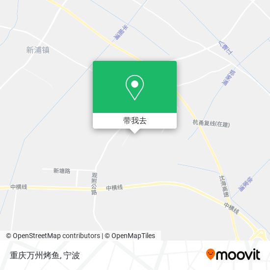 重庆万州烤鱼地图