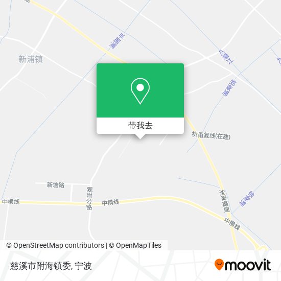 慈溪市附海镇委地图