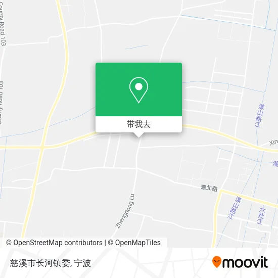 慈溪市长河镇委地图