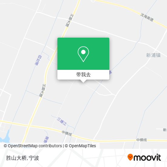 胜山大桥地图