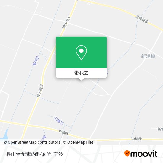 胜山潘华素内科诊所地图