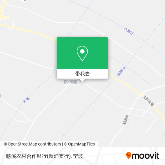 慈溪农村合作银行(新浦支行)地图