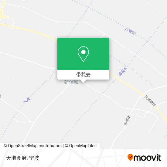 天港食府地图