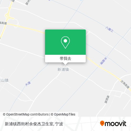 新浦镇西街村余俊杰卫生室地图