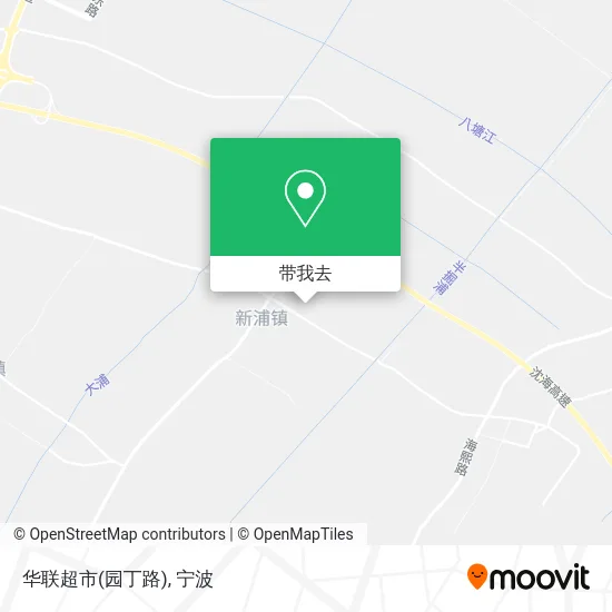 华联超市(园丁路)地图