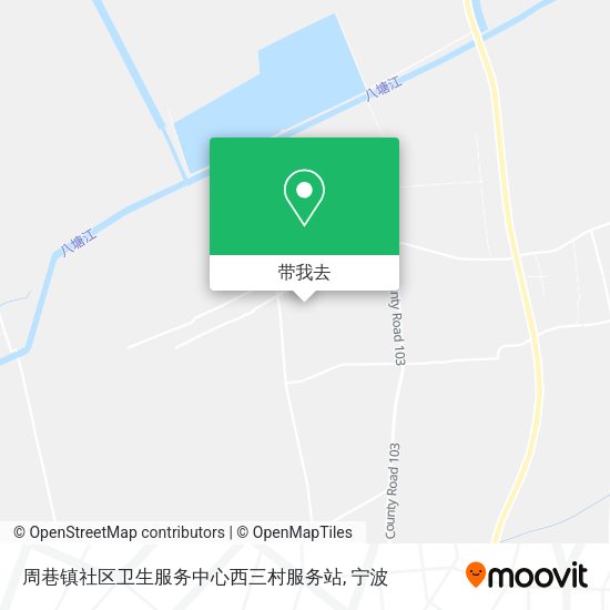 周巷镇社区卫生服务中心西三村服务站地图