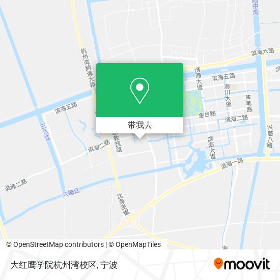 大红鹰学院杭州湾校区地图