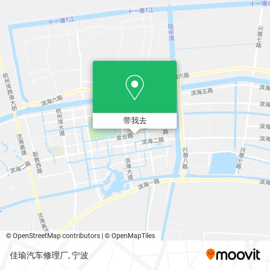 佳瑜汽车修理厂地图