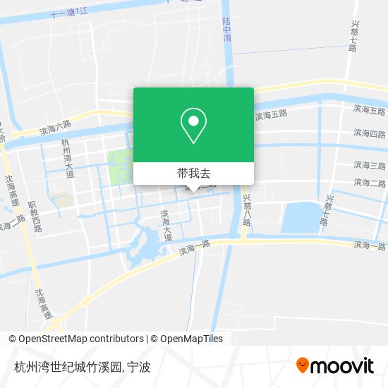 杭州湾世纪城竹溪园地图