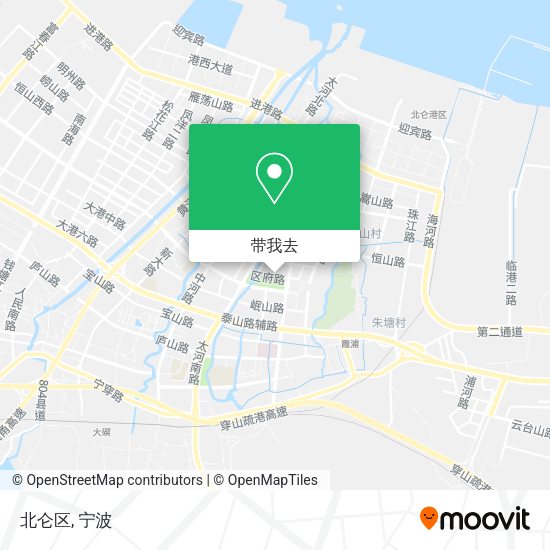 北仑区地图