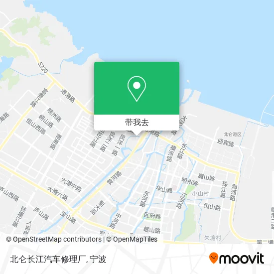 北仑长江汽车修理厂地图