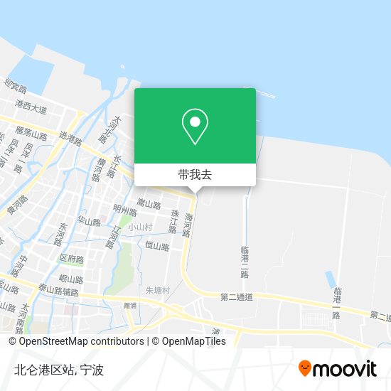 北仑港区站地图