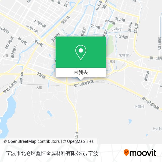 宁波市北仑区鑫恒金属材料有限公司地图