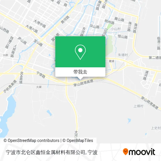 宁波市北仑区鑫恒金属材料有限公司地图