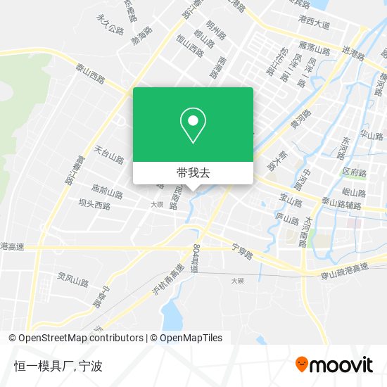 恒一模具厂地图