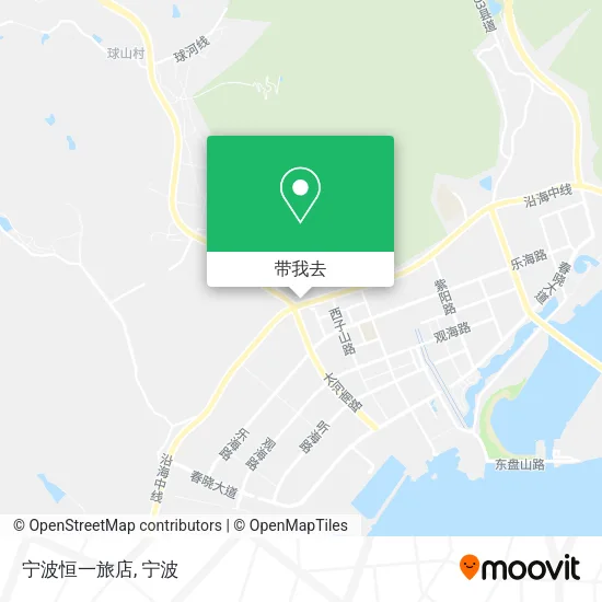 宁波恒一旅店地图
