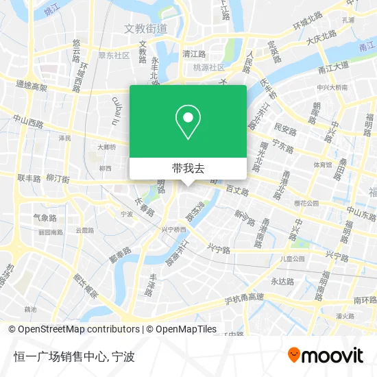 恒一广场销售中心地图