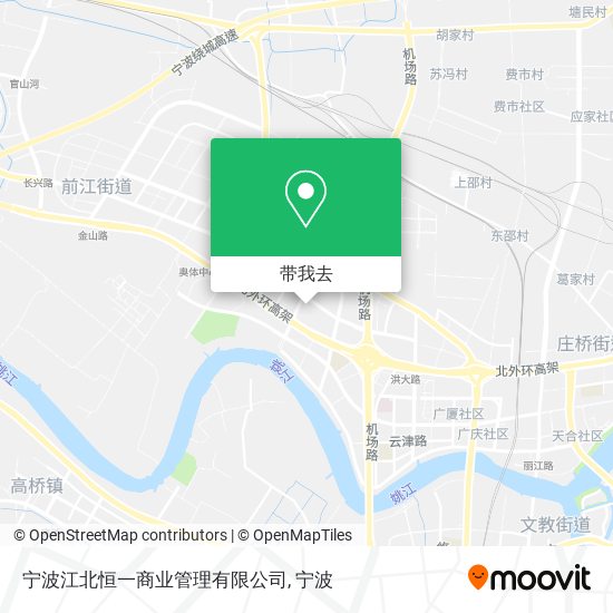 宁波江北恒一商业管理有限公司地图