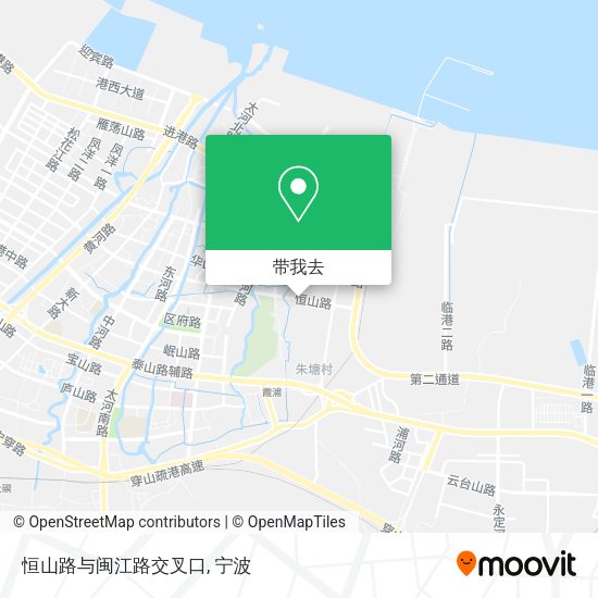 恒山路与闽江路交叉口地图