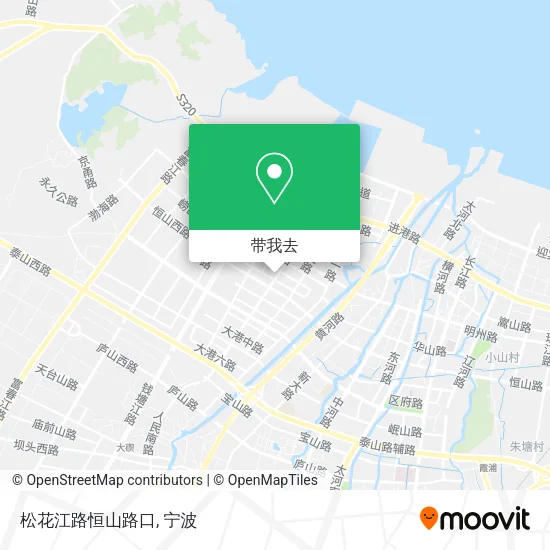 松花江路恒山路口地图