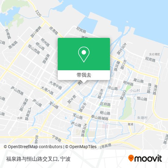 福泉路与恒山路交叉口地图