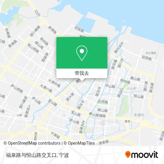 福泉路与恒山路交叉口地图