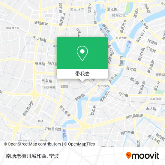 南塘老街川城印象地图